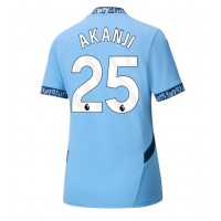 Maglia Calcio Manchester City Manuel Akanji #25 Prima Divisa Donna 2024-25 Manica Corta